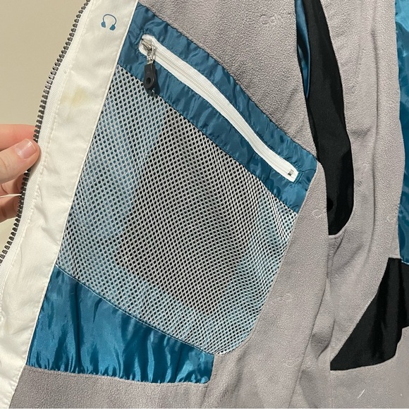 Calvin Klein Performance Down Puffer Winter White Puffer Ski Coat Size Medium - Picture 7 of 11